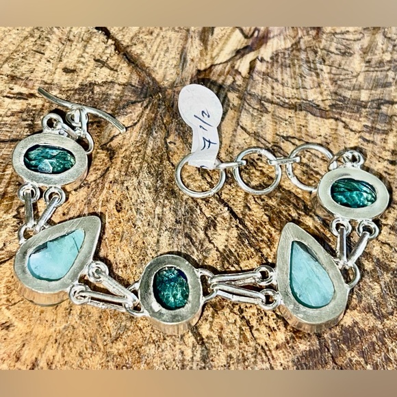 Caribbean Larimar Pectolite Bracelet - Picture 5 of 8